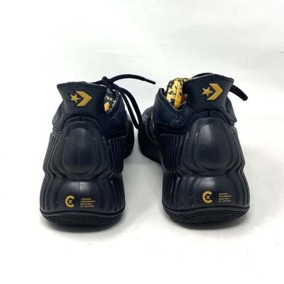 Converse BB Prototype CX Gold Black Mesh Women's Mid Basketball Sneakers A02515C - Picture 9 of 11
